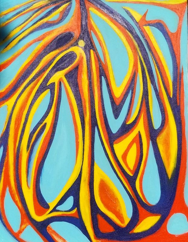 Creator, Please Have Mercy, 2019, Acrylic on canvas, 32 × 24 × 0.75 in.